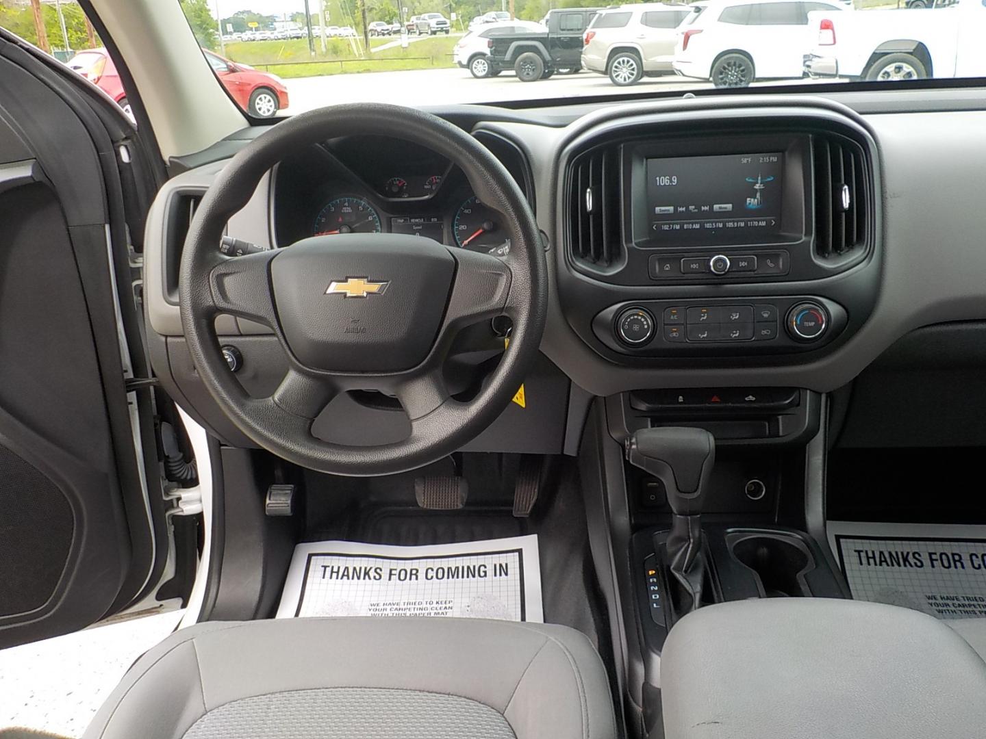 2018 White /Gray Chevrolet Colorado Work Truck Ext. Cab 2WD (1GCHSBEA6J1) with an 2.5L L4 DOHC 16V GAS engine, 6A transmission, located at 1617 W Church Street, Livingston, TX, 77351, (936) 327-3600, 30.710995, -94.951157 - Awesome little work truck! - Photo#13